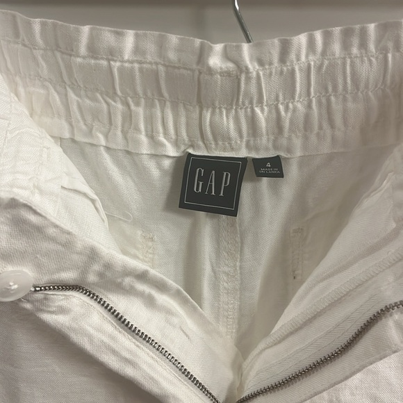 NWT GAP Linen Paper Bag Shorts - Picture 3 of 5